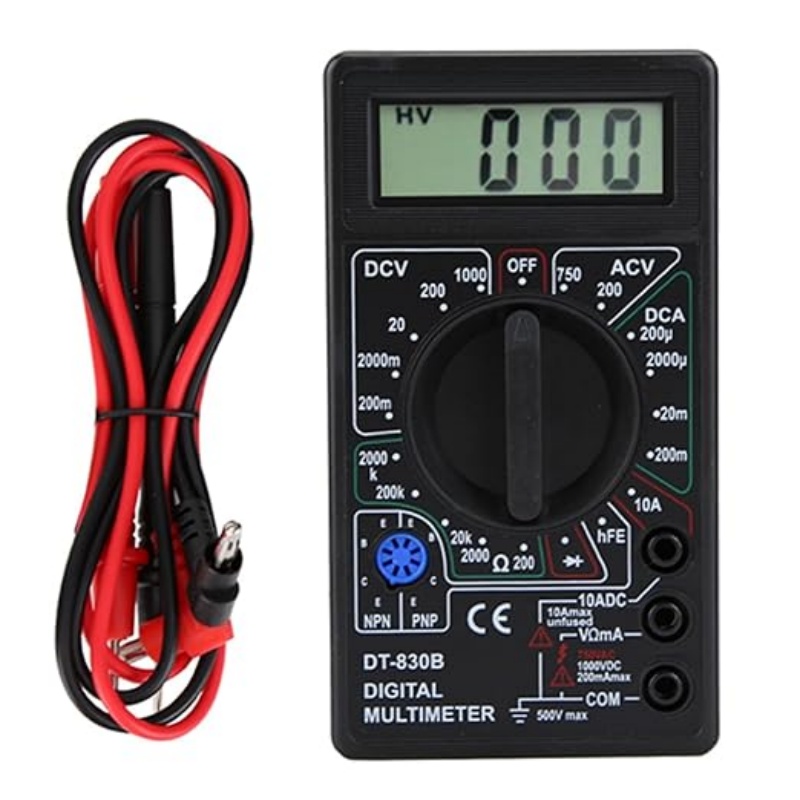 Analog Meter Gauge - Digital Multimeter Multifunctional Tester DT830B Electrical