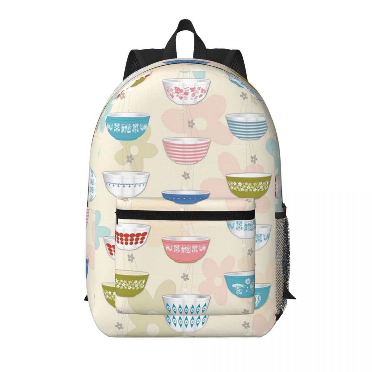 Vintage Collectible Pyrex - Vintage Pyrex Bowls Collection Student Backpack