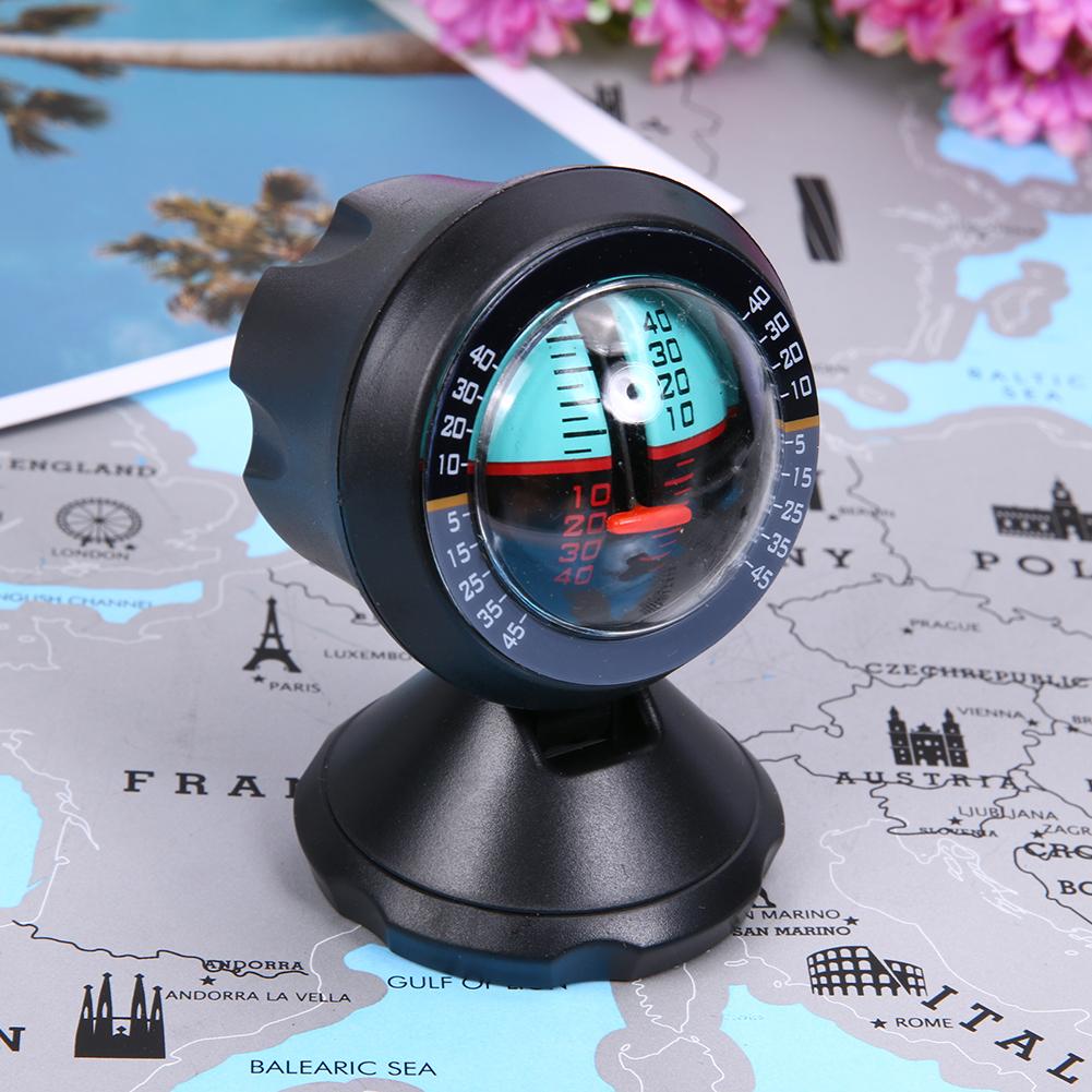 Analog Meter Gauge - Multifunction Car Inclinometer Level Tilt Gauge