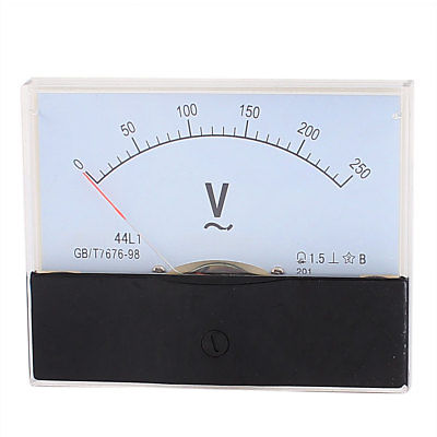 Analog Meter Gauge - 44L1 AC 0-250V Analog Panel Voltmeter