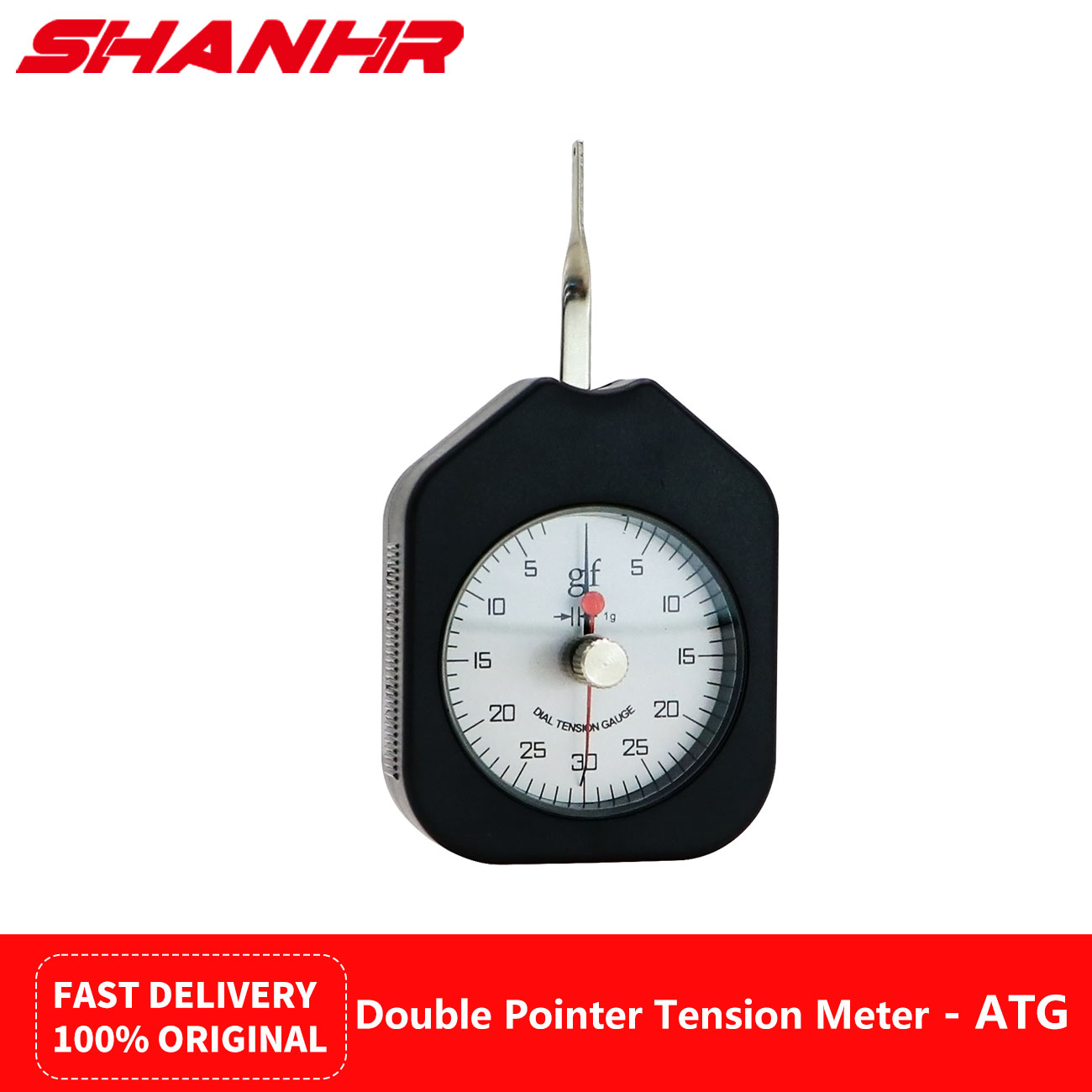 Analog Meter Gauge - SHANHR ATG Double Pointer Tension Meter