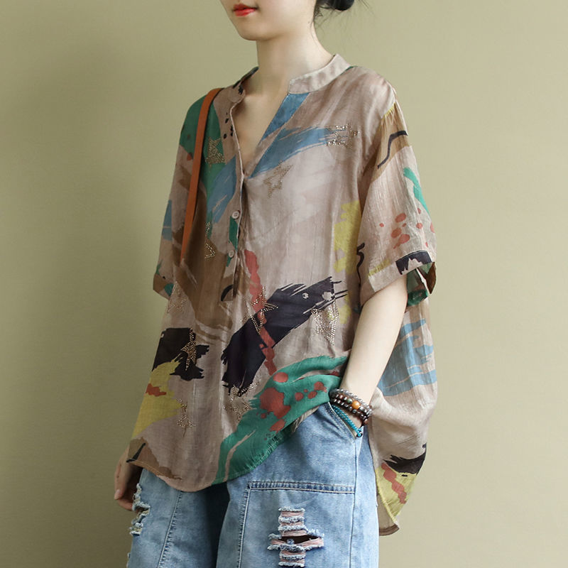 Vintage Collectible Buttons - Chinese Vintage Style Women's Clothing Summer