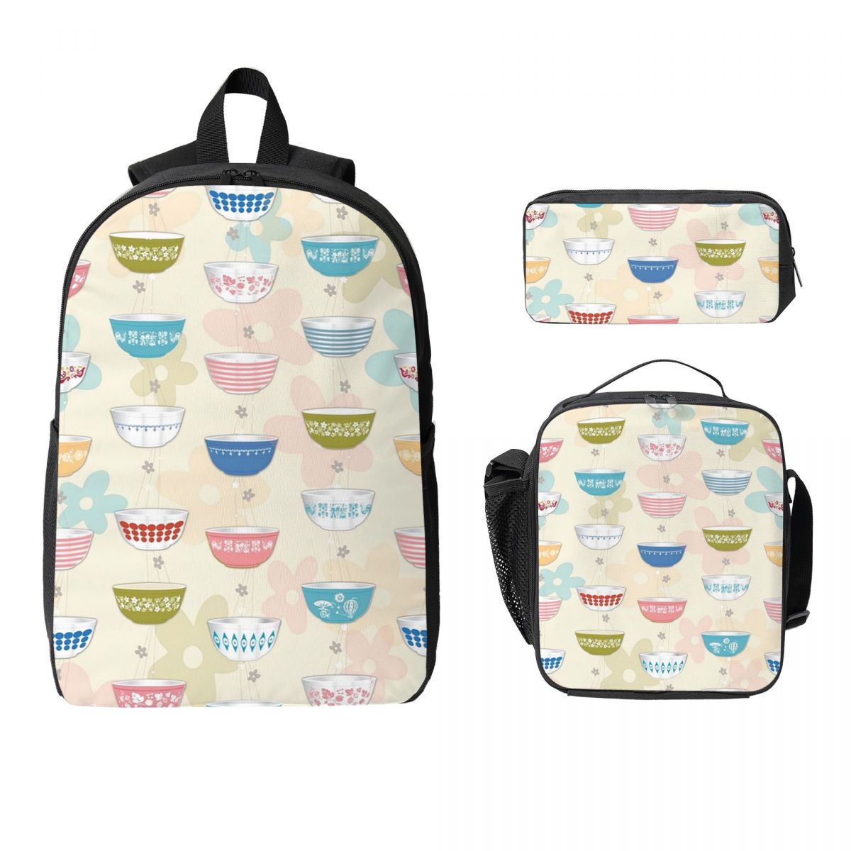 Vintage Collectible Pyrex - Vintage Pyrex Bowls Collection Backpack Boys