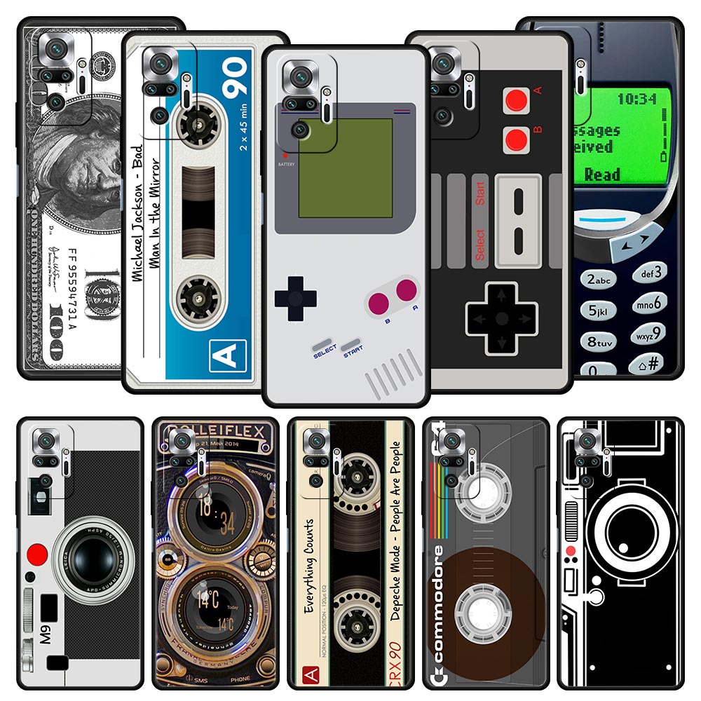 Vintage Game Collection - Vintage Tape Camera Gameboy Phone Case