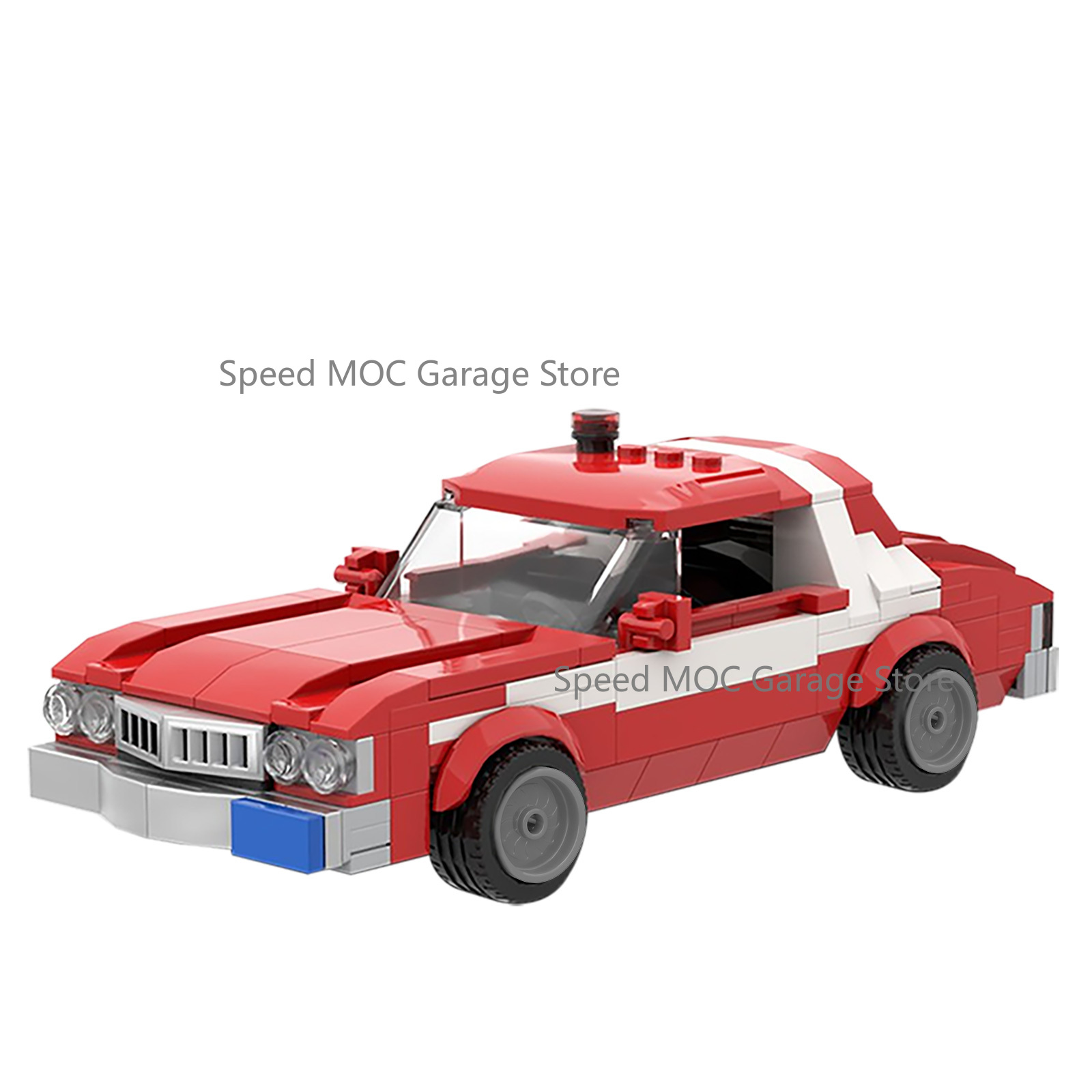 Vintage Collectible Cars - Iconic Classic 1970s Red & White