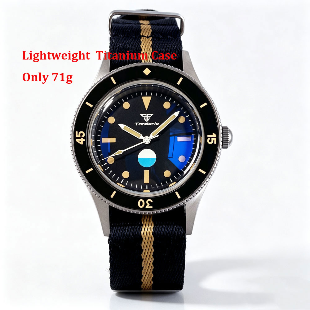 Vintage Watch Crystal - New Grade 2 Titanium 50-Fathoms Style
