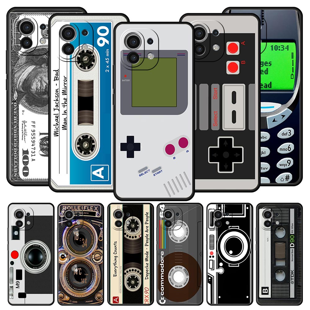 Vintage Game Collection - Vintage Tape Camera Gameboy Phone Case