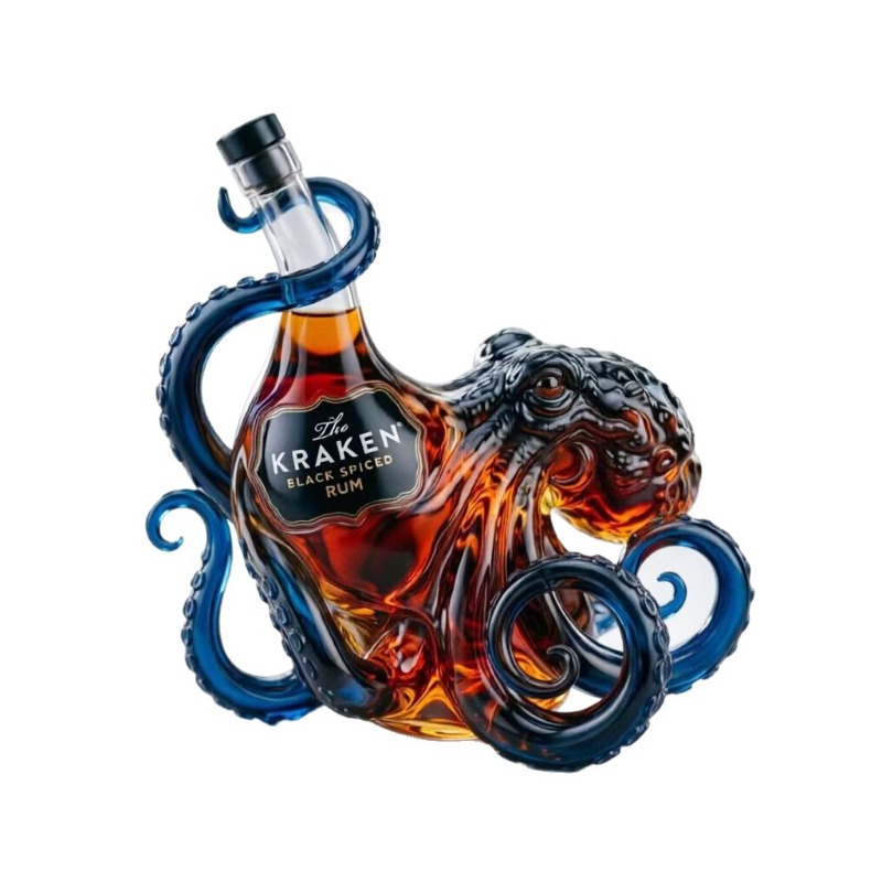 Whiskey Decanter, Sea Monster  - Vintage Collectible Glassware recension och pris