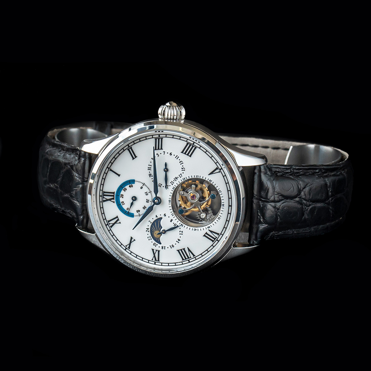 Sugess Men Luxury Tourbillon W - Vintage Watch Crystal recension och pris