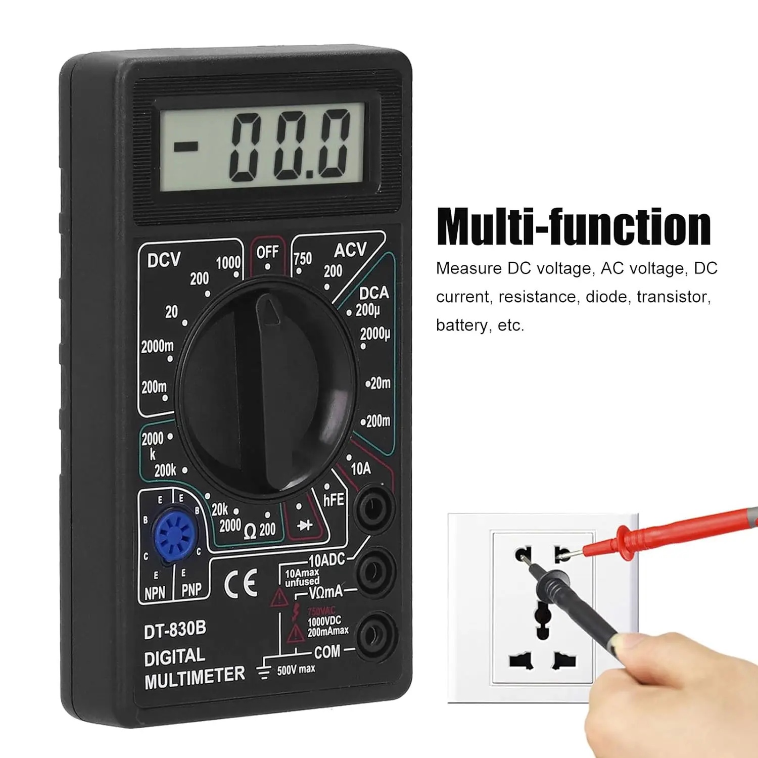 Digital Multimeter Multifuncti - Analog Meter Gauge recension och pris