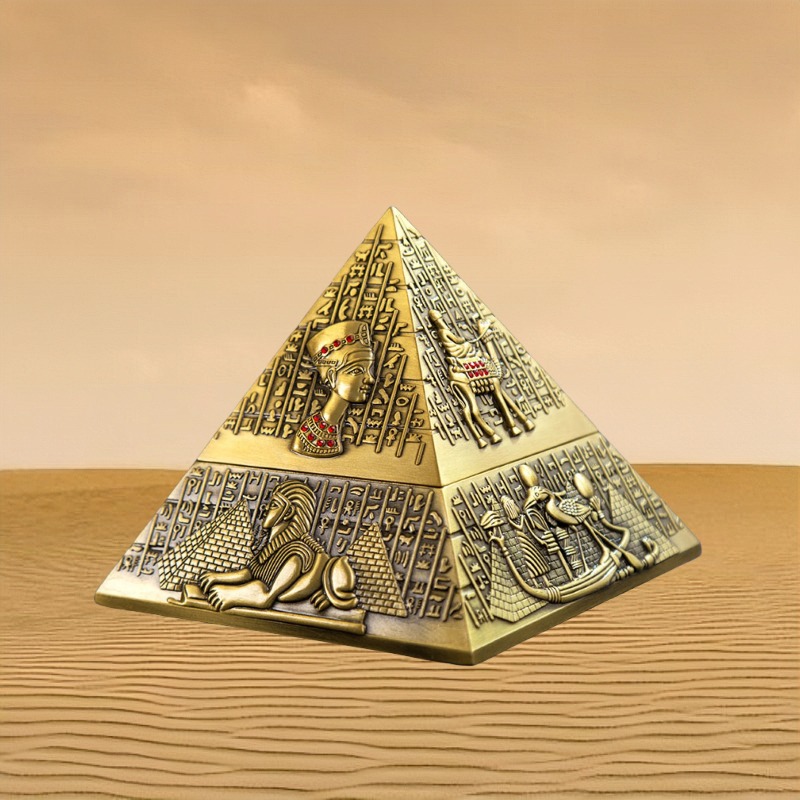 Egyptian Pharaoh Pyramid Ashtr - Vintage Collectible Ashtrays recension och pris