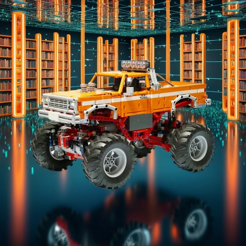 1683pcs MOC Technical Vintage  - Vintage Collectible Trucks recension och pris