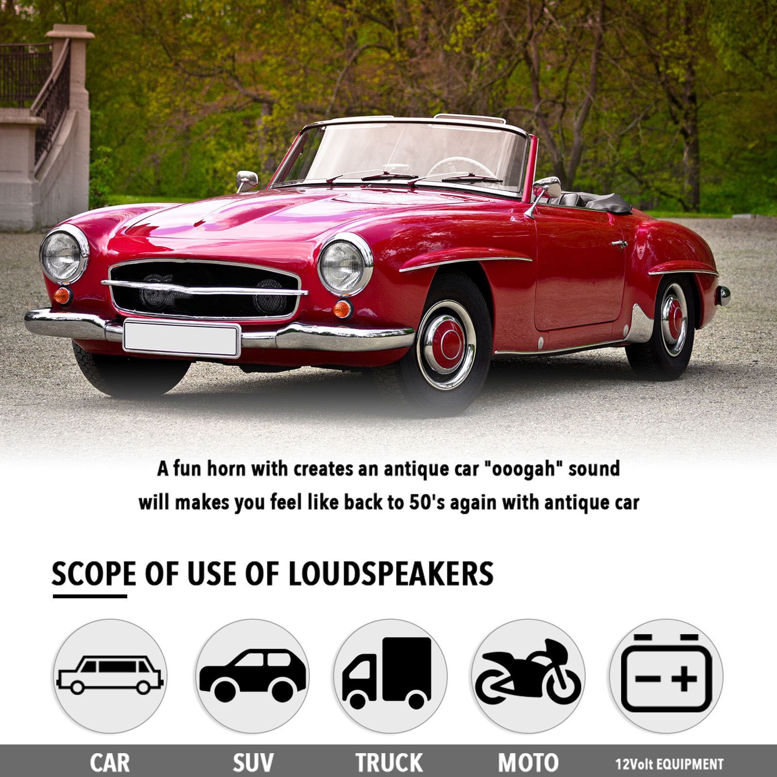 12V Vintage OO-GA Oogah Classi - Vintage Collectible Cars recension och pris