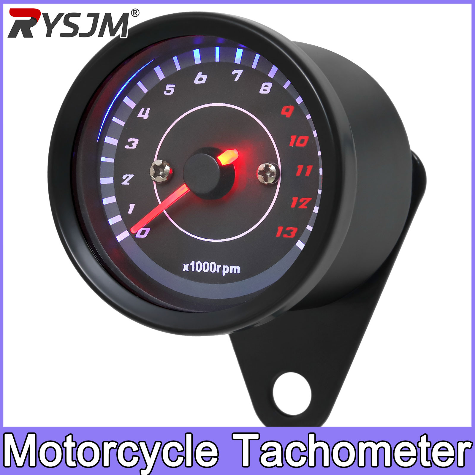 13000 RPM Meter Universal Scoo - Analog Meter Gauge recension och pris