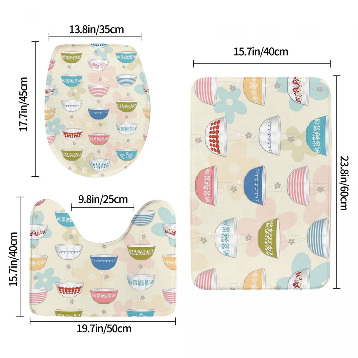 Vintage Pyrex Bowls Collection - Vintage Collectible Pyrex recension och pris