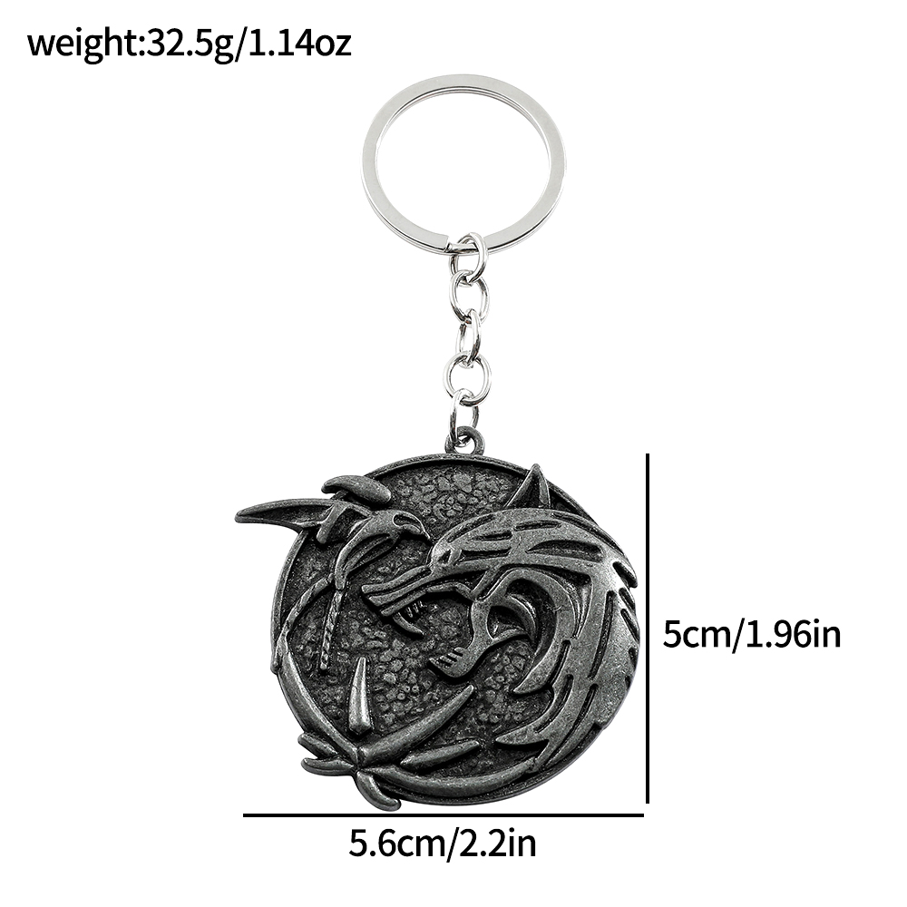 Vintage Wolf Head Keychain Gam - Vintage Collectible Cars recension och pris