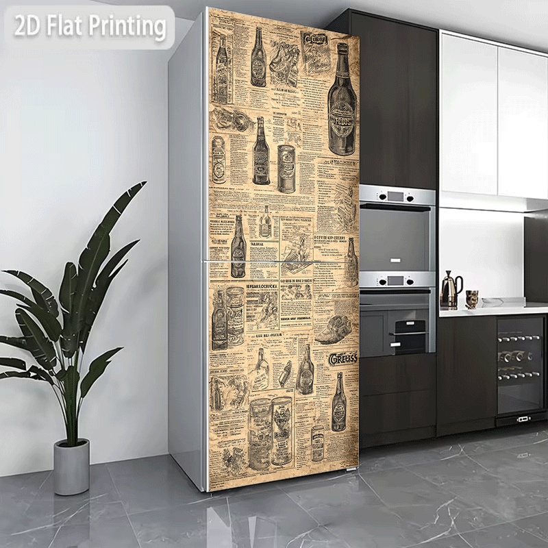 Refrigerator Sticker, Refriger - Collectible Vintage Newspapers recension och pris