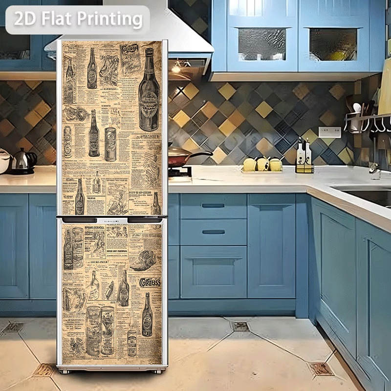 Refrigerator Sticker, Refriger - Collectible Vintage Newspapers recension och pris