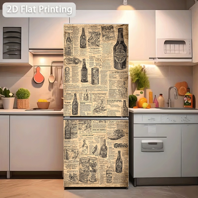 Refrigerator Sticker, Refriger - Collectible Vintage Newspapers recension och pris