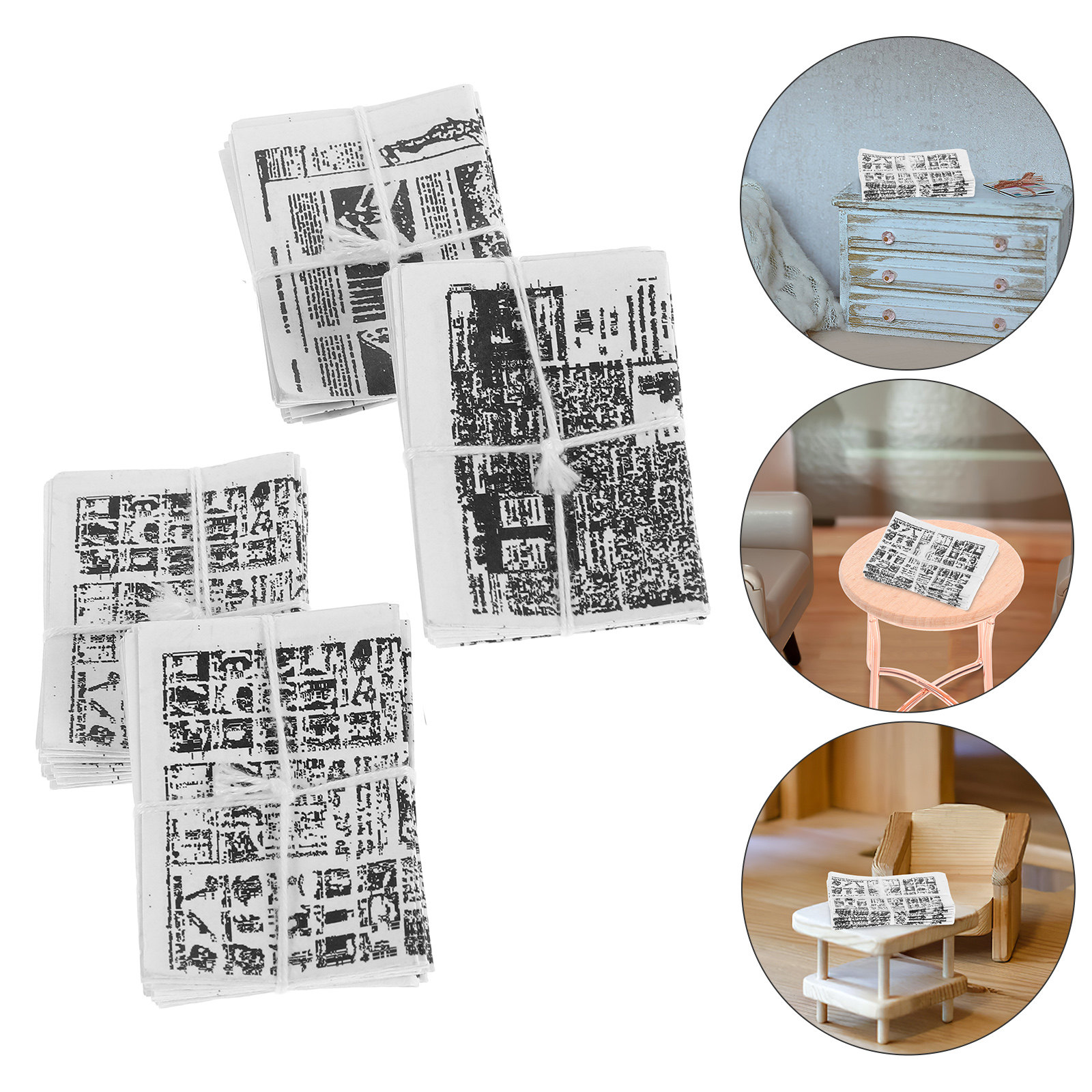 Lifelike Miniature Newspaper C - Collectible Vintage Newspapers recension och pris