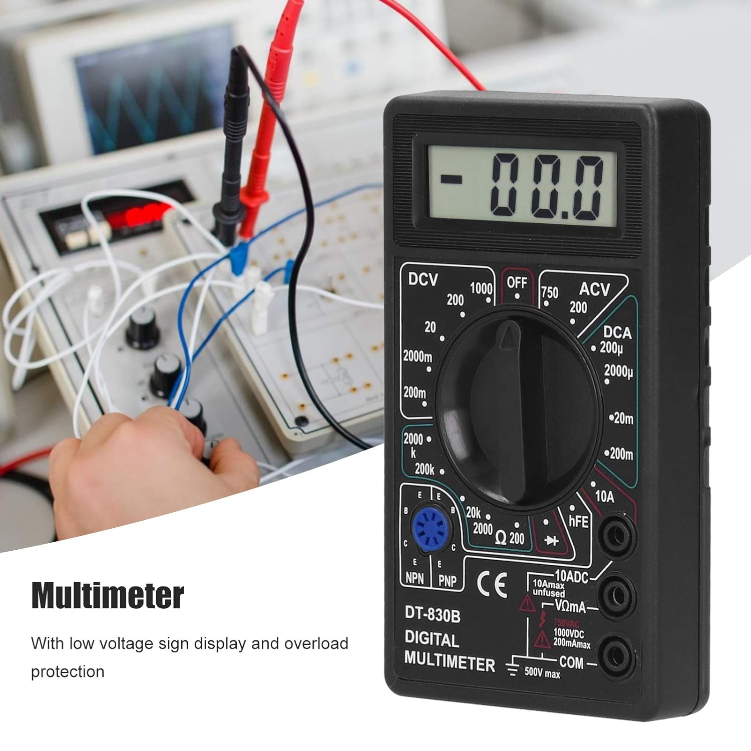 Digital Multimeter Tester, DT8 - Analog Meter Gauge recension och pris
