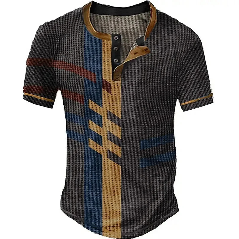 Summer Pattern T Shirt Mens 3D - Vintage Collectible Buttons recension och pris