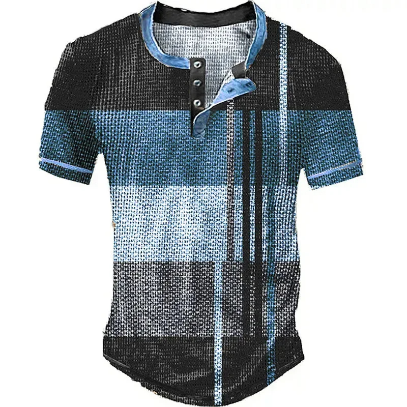 Summer Pattern T Shirt Mens 3D - Vintage Collectible Buttons recension och pris