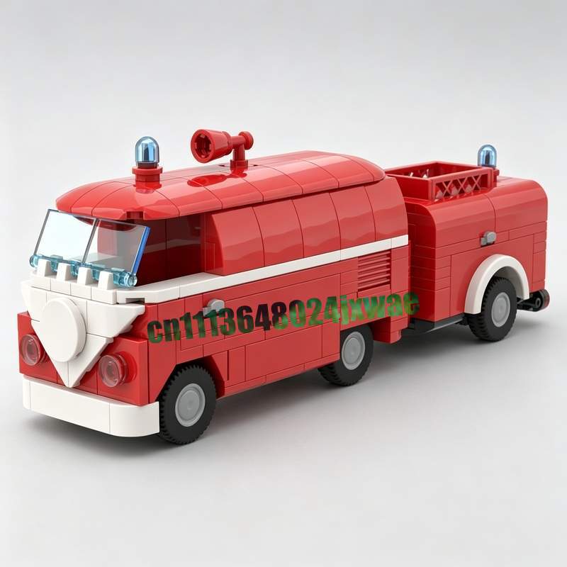 369PCS MOC Vintage Fire Truck  - Vintage Collectible Trucks recension och pris