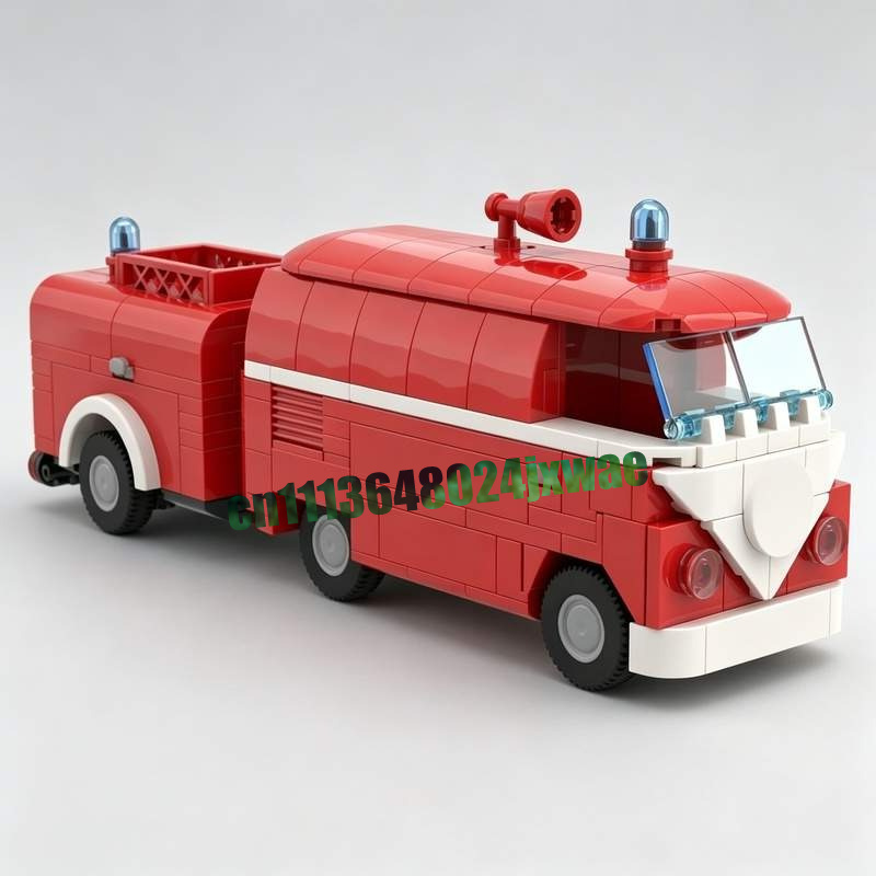 369PCS MOC Vintage Fire Truck  - Vintage Collectible Trucks recension och pris