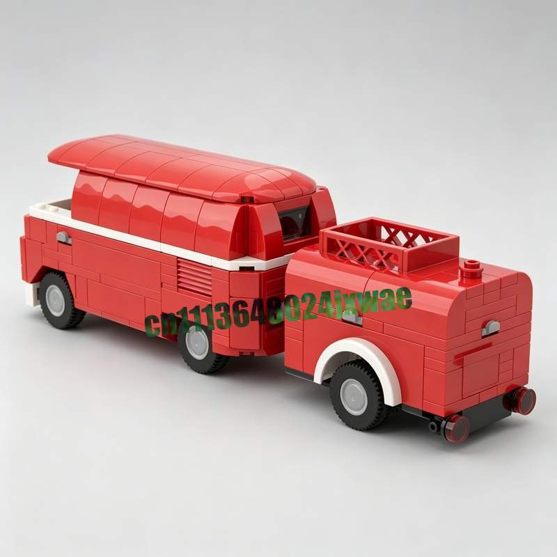 369PCS MOC Vintage Fire Truck  - Vintage Collectible Trucks recension och pris
