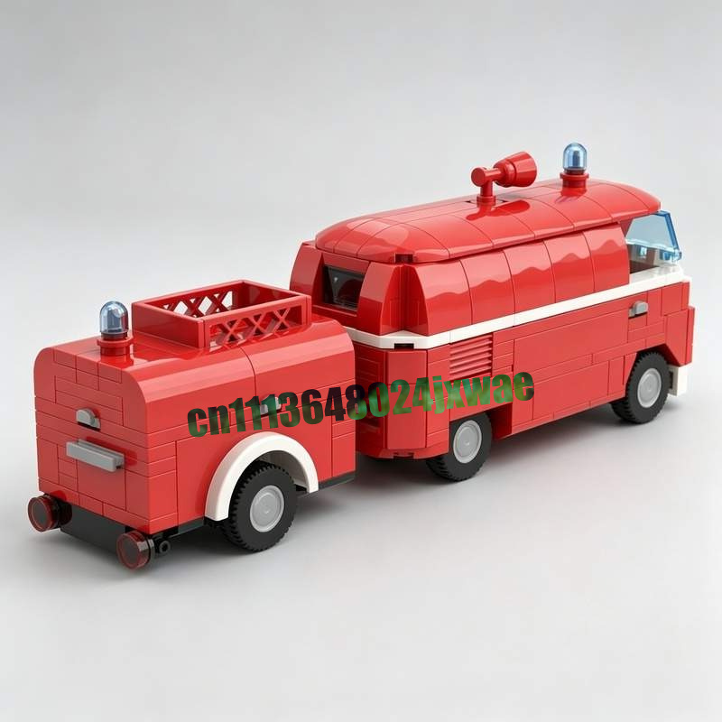 369PCS MOC Vintage Fire Truck  - Vintage Collectible Trucks recension och pris