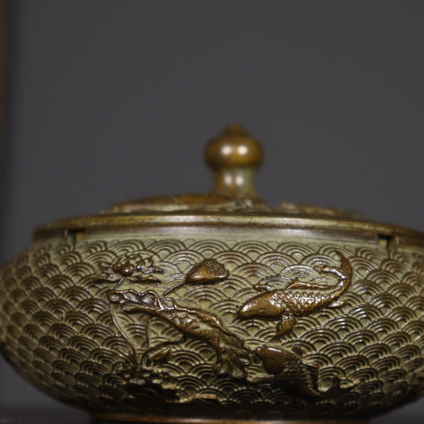 Antique Pure Copper Double Fis - Vintage Collectible Ashtrays recension och pris