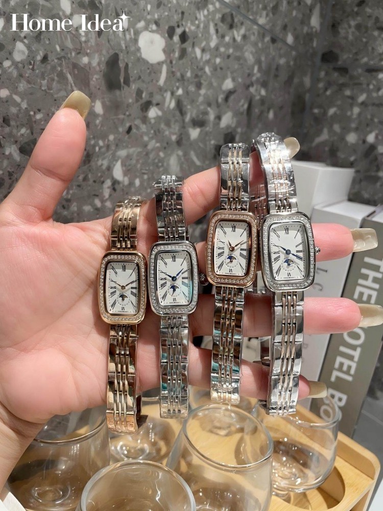 Elegant Women Stainless Steel  - Vintage Watch Crystal recension och pris