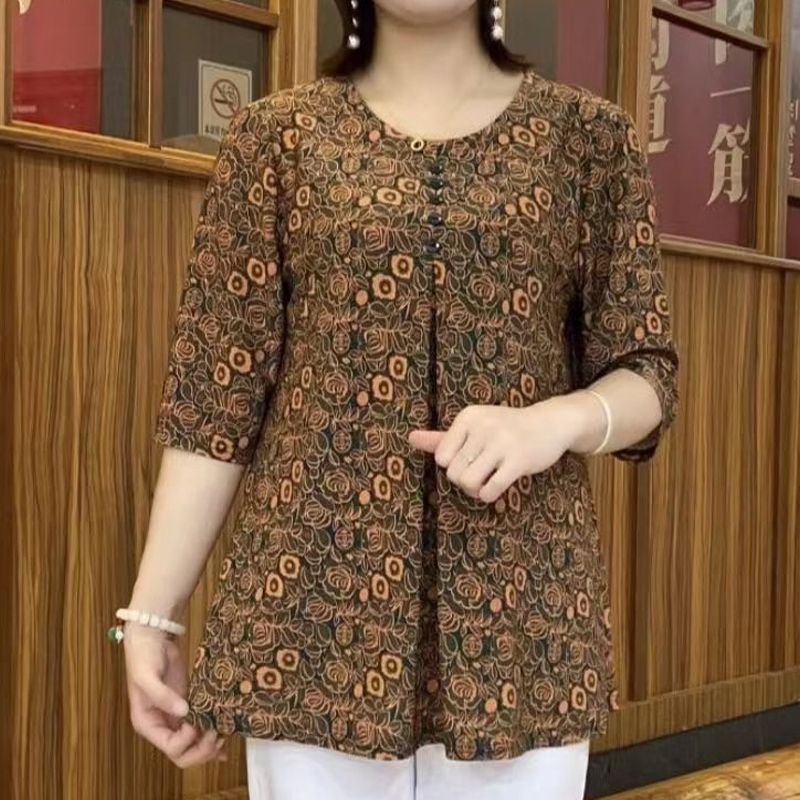 Vintage Printed T-shirt Casual - Vintage Collectible Buttons recension och pris