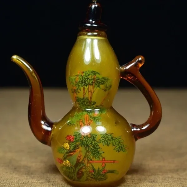 Vintage Glaze Glass Gourd Bott - Vintage Collectible Glassware recension och pris