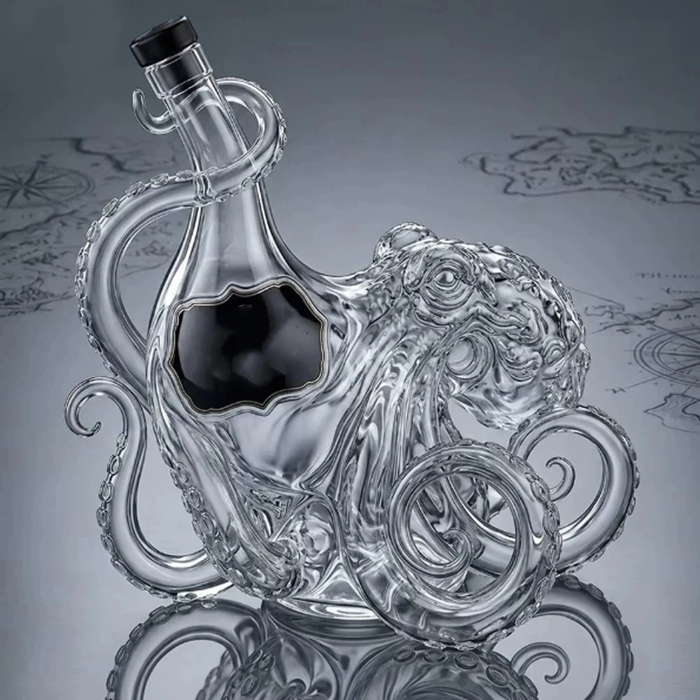New Creative Octopus Shaped Wh - Vintage Collectible Glassware recension och pris