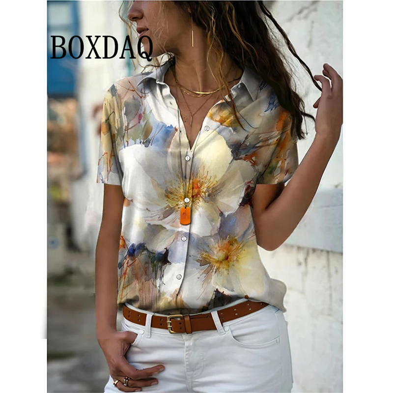 Summer Women Shirt Vintage Flo - Vintage Collectible Buttons recension och pris