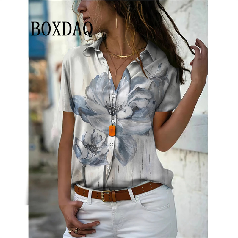 Summer Women Shirt Vintage Flo - Vintage Collectible Buttons recension och pris