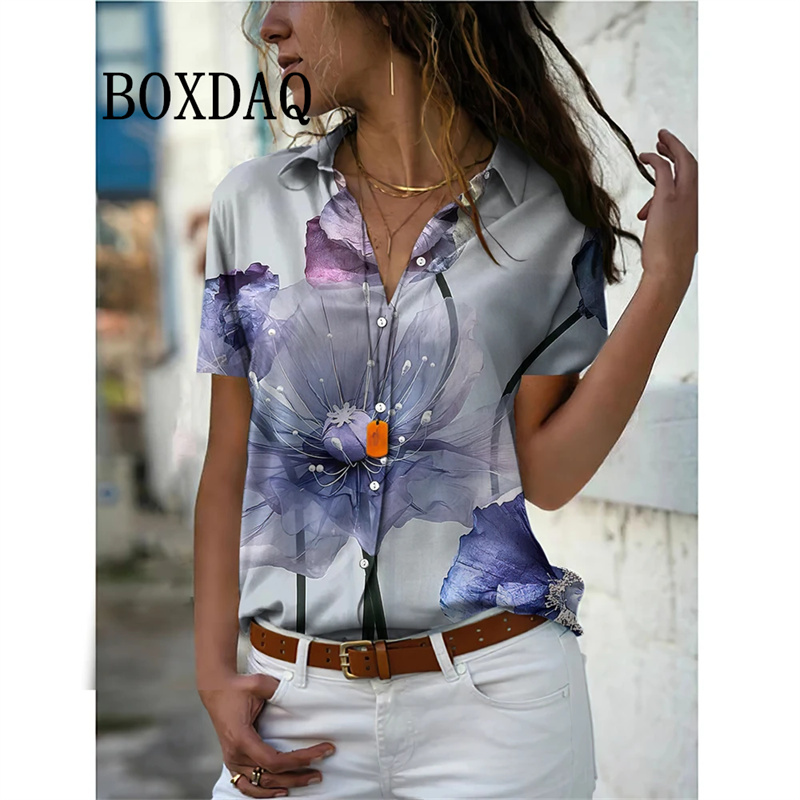 Summer Women Shirt Vintage Flo - Vintage Collectible Buttons recension och pris
