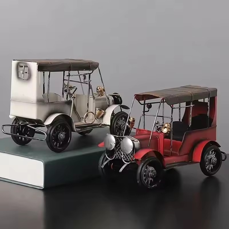 Retro Nostalgic Tin Antique Ca - Vintage Collectible Cars recension och pris