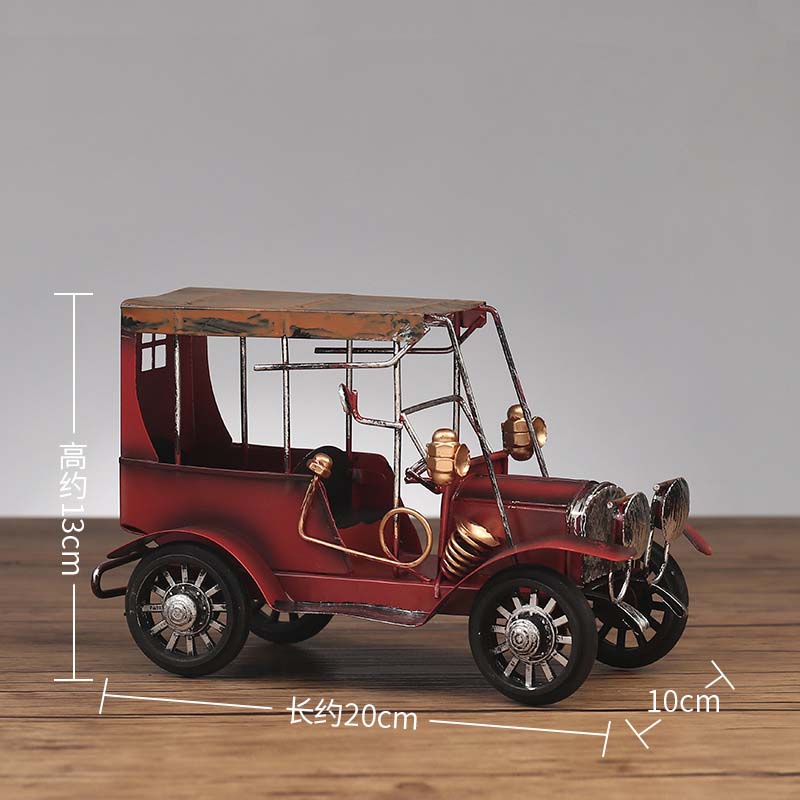 Retro Nostalgic Tin Antique Ca - Vintage Collectible Cars recension och pris