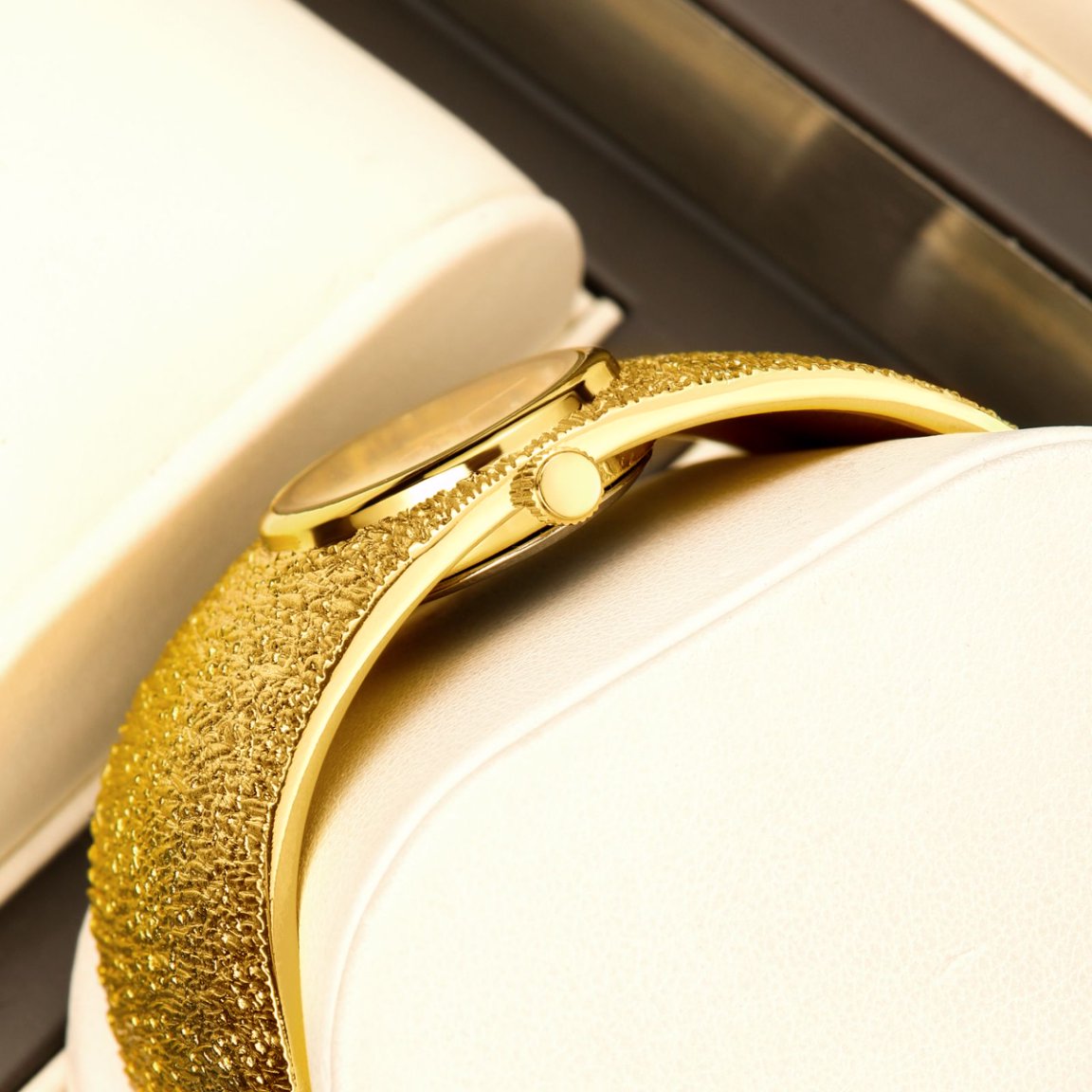 YaLaLuSi Textured Wide Gold Cu - Vintage Watch Crystal recension och pris