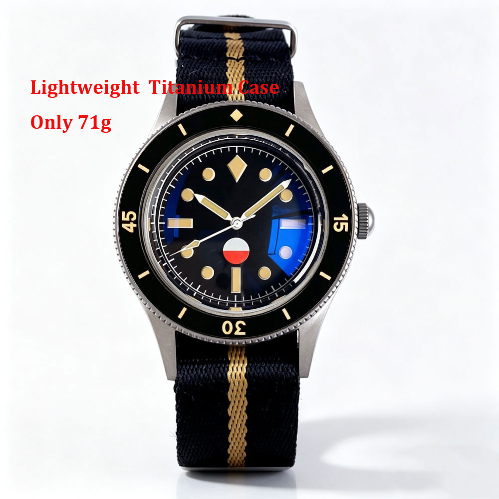 New Grade 2 Titanium 50-Fathom - Vintage Watch Crystal recension och pris