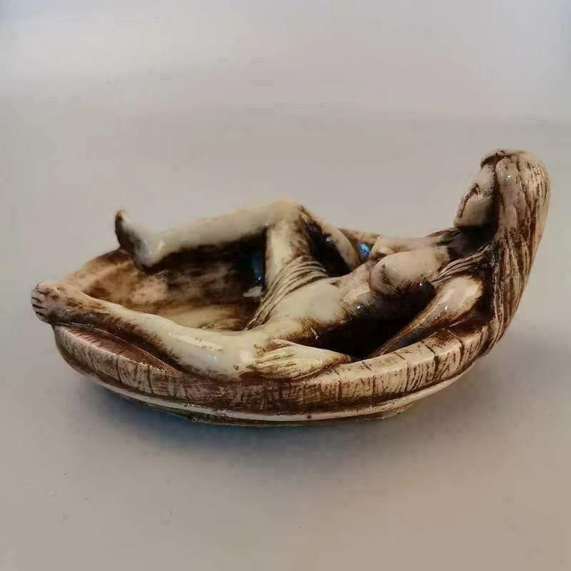 Rare Chinese Antique Ashtray - - Vintage Collectible Ashtrays recension och pris